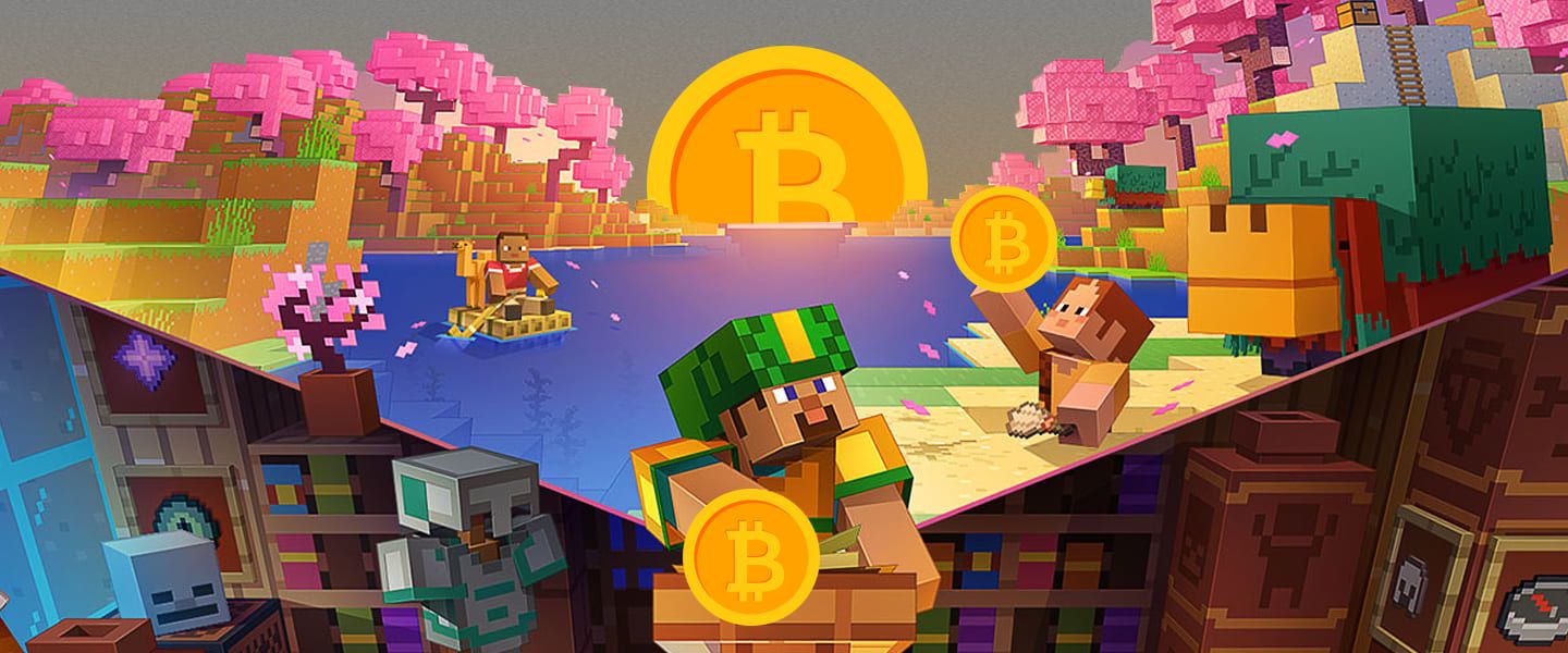 Игроки в Minecraft смогут зарабатывать биткоины