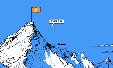 На вершине Эвереста хотят развернуть флаг с Биткоином